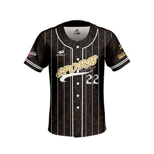 Pleine sublimation conception <span class=keywords><strong>club</strong></span> pas cher et bonne qualité dernières uniformes de baseball - Product Image 1