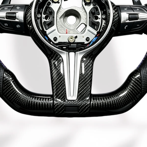 Volante de Fibra de Carbono Personalizado de Fábrica M Design para <span class=keywords><strong>BMW</strong></span> F12 F90 M3 M5 E92 E70 E90 E91 F20 F30 F10 F15 F06 - Product Image 3
