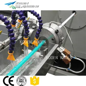 low cost PVC fiber reinforced hose extrusion line/PVC Garden Hose Making Machine PVC Fiber Reinforced Soft hose Pipe Production