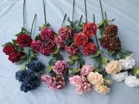 Großhandel Künstliche Blumen mit Verbrannten Kanten aus Gemischtem Stoff zur Dekoration