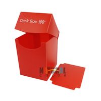 Jeu de cartes d'épaisseur en plastique personnalisé plateau magique Yugioh jeu de poker chargeur supérieur boîte de rangement de pont