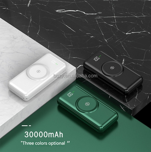 Bestseller Tragbare Kabellose Powerbank mit Integrierten Kabeln Schnellladegerät 30000mAh Kabellose Ladestation - Product Image 5
