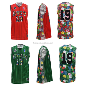 <span class=keywords><strong>Camisetas</strong></span> <span class=keywords><strong>de</strong></span> Baloncesto Transpirables <span class=keywords><strong>de</strong></span> Malla Personalizadas FQ, Estilo Tropical Hawaiano, 100% Poliéster, <span class=keywords><strong>Camisetas</strong></span> <span class=keywords><strong>de</strong></span> Baloncesto al <span class=keywords><strong>por</strong></span> <span class=keywords><strong>Mayor</strong></span> - Product Image 4