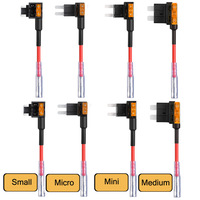 Câble d'alimentation 3 cœurs pour détecteur de radar, caméra de voiture, DVR, GPS avec protection contre les basses tensions 12V à 5V 2.5A