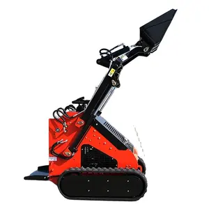 Cheap new mini skid steer loader made in china with more attachment for choose