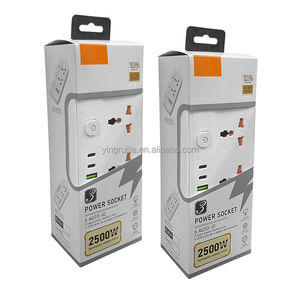 Nhà Máy Bán buôn phổ điện dải Ổ cắm điện, mở rộng dây 3 cửa hàng với 6 cổng USB, người anh đa Ổ cắm điện dải - Product Image 6