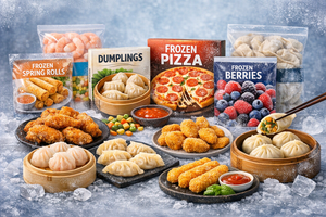 เครื่องแช่<span class=keywords><strong>แข็ง</strong></span>แบบอุโมงค์สำหรับผลไม้ ถั่วลันเตา มันฝรั่งทอด ปลา ปลาหมึก ขนาด 1500 กก./ชม. - Product Image 5