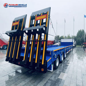 Precio <span class=keywords><strong>de</strong></span> Fábrica, Semirremolque <span class=keywords><strong>de</strong></span> Plataforma Baja <span class=keywords><strong>de</strong></span> 3 y 4 Ejes para Transporte <span class=keywords><strong>de</strong></span> Excavadoras, Remolque <span class=keywords><strong>de</strong></span> Cama Baja <span class=keywords><strong>de</strong></span> 4 Ejes, 60, 70, 80 Toneladas - Product Image 3