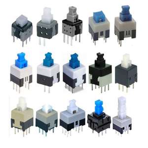 Self Locking/Unlocked Push Button Switch 5.8*5.8 7*7 8*8 8.5*8.5 Single Row 3-pin Double Row 6-pin 12V Durable - Product Image 2