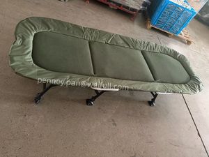 OEM de alta resistencia plana acolchada cuna ajustable plegable barato pesca carpa cama silla carpa pesca <span class=keywords><strong>Bedchair</strong></span> - Product Image 4