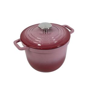 Ustensiles de cuisine de cuisine durables Mini <span class=keywords><strong>cocotte</strong></span> en fonte émaillée pot à riz avec poignées et couvercle de casserole prêt à l'induction - Product Image 4