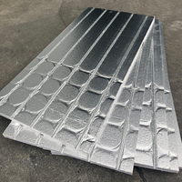 Plaques de mousse XPS pour chauffage au sol sec, feuille d'aluminium sous le plancher, prix d'usine bas