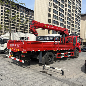 Grue de camion Baowo SqS200A-4, flèche de 13,5 m, capacité de 8 tonnes, chargement et déchargement de marchandises - Product Image 1