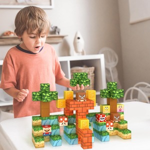 Bloques de construcción magnéticos para niños STEM Montessori juguetes sensoriales juego de cubos magnéticos para niños y niñas para regalo de cumpleaños - Product Image 4