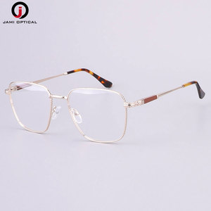 Nueva llegada montura de gafas <span class=keywords><strong>Retro</strong></span> moda gafas Lunettes mujeres marco diseño gafas Metal gafas - Product Image 3