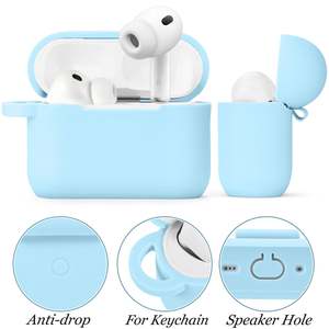 Étui de protection en silicone pour Airpods, Airpods <span class=keywords><strong>Pro</strong></span> 2 3ème génération, housse pour écouteurs, étui de protection pour Airpods, housse de charge antichoc - Product Image 4