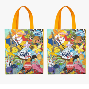 Bolso de mano reutilizable Spunbond laminado personalizado de alta calidad con impresión completa para exposición minorista uso diario - Product Image 1