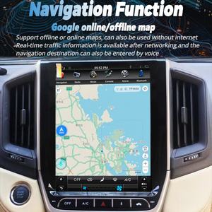 NaviRider Pantalla Vertical de 12.1 Pulgadas Tesla Android 13 GPS para Auto Navegación para TOYOTA LAND CRUISER LC200 2016 2017 Multimedia Video - Product Image 5