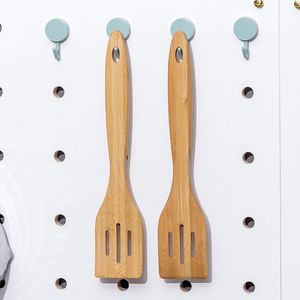 Ensemble de spatules en bois, 2 pièces, ustensiles de cuisine antiadhésifs, outils de cuisson - Product Image 1