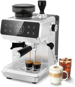 Cafetera Semiautomática con Espumador de Leche Automático, Preparación con un Solo Toque y Espuma Cremosa para el Hogar, Oficina y Fiestas - Product Image 1