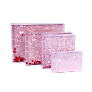 Marco de foto de globo de nieve personalizado, bola flotante de agua acrílica, con brillo - Product Image 3