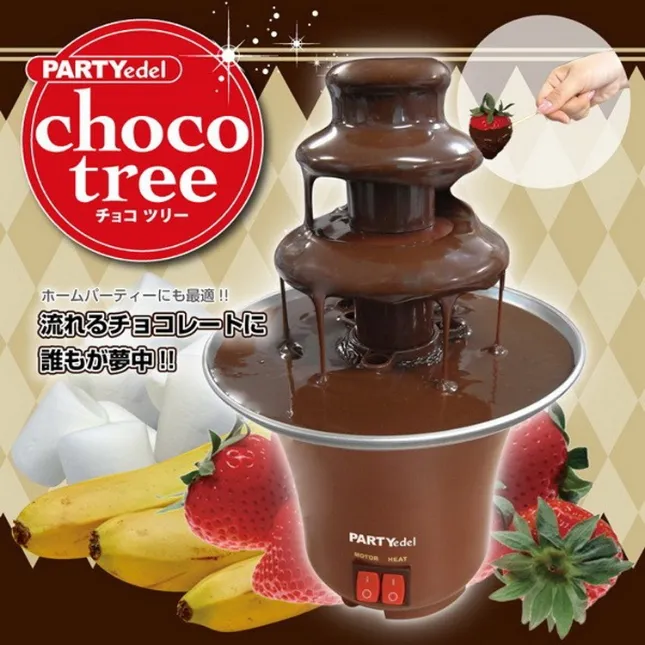 Fabrika sıcak satış elektrikli Kmart Mini makine 7 katmanlı parti çikolata çeşmesi üreticisi