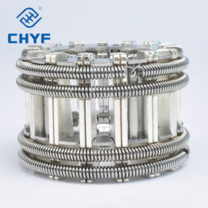 Vcb 튤립 접촉 40 매 머리핀 만들기 용품 실버 및 구리 튤립 접촉 번들 이동 튤립 접촉 - Product Image 2