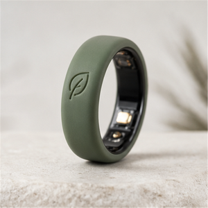 เคสซิลิโคนลายใบไม้สำหรับแหวน Oura Ring 4 Gen 3 ยี่ห้อ Sage Botanical  พร้อมโลโก้ส่วนตัว  ปกป้องแหวน  ใส่สบายผิว - Product Image 1