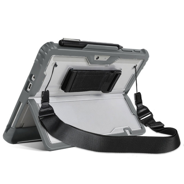 Laudtec Case Compatible for Surface Pro 9, Heavy Duty Rugged Hard Shell Cover with Shoulder Strap & Hand Strap Wholesale OEM/ODM/Private Label