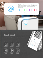 Purificateur d'air intelligent pour animaux domestiques, purification par ions négatifs, indicateur lumineux à 4 couleurs, télécommande, filtration à 3 couches
