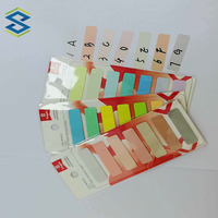 Blocs-notes autocollants imperméables en PET, amovibles, multicolores, indexés, pour le bureau et la maison