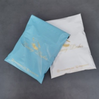 Sac d'expédition Usine Logo personnalisé Imprimé Noir Blanc rose Beige Bleu 10x13 Cartable en plastique Pochette postale de courrier Poly Sac postal
