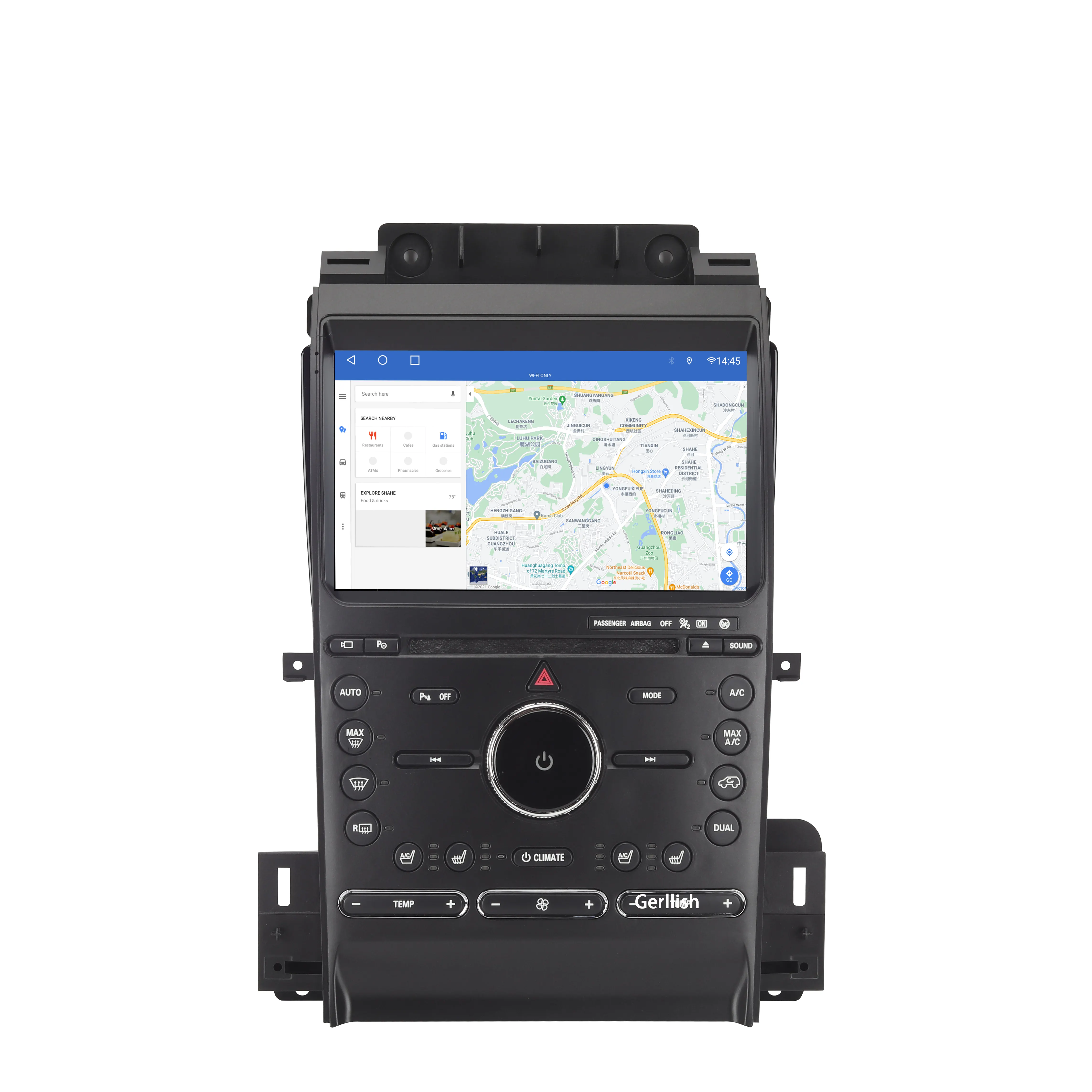 Gerllish Android Lecteur multimédia de voiture Stéréo GPS Navigation Pour Ford Taurus 2012-2016 Car auto Video Radio Screen