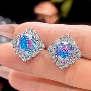 Wholesale Eco-friendly Copper 16-10mm Color-Changing Zircon Pendant <b>Earrings</b> <b>Set</b> Mixed Design Jewelry <b>Set</b> for Bold Style - Product Image 5