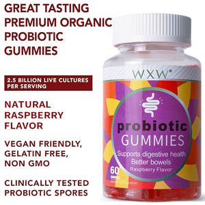 WXW Stock Green Vibrance Probiotics Gummies probióticos y prebióticos Vaginal Probiotic Gummy - Product Image 3