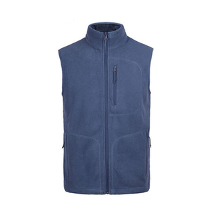 Gilet de golf zippé à coque souple avec logo personnalisé pour hommes, vêtements d'athlétisme réversibles vintage pour l'été, respirant, confortable et sans manches - Product Image 5