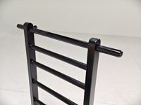 Baril d'escalade Pilates en bois noir de qualité supérieure avec repose-pieds pour studio commercial et usage personnel