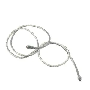 blechbeschichtung kupfer rundes kabel kupfer geflochtener runder zöpfer draht leiter 7 geflochtener schnitt 8m2mm 7*65/0.15OD4mm