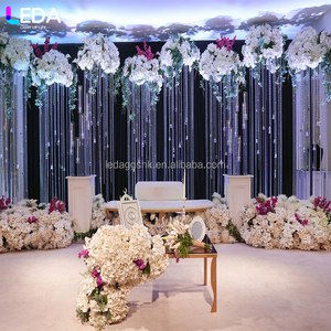 ฉากหลังม่านคริสตัลประดับลูกปัดสำหรับงานแต่งงาน LEDA Wedding ceiling Centerpiece เหมาะสำหรับงานเลี้ยงฉลองสมรส - Product Image 3