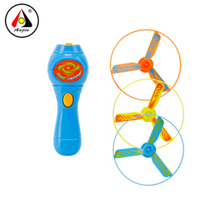 Nouveauté en plein air enfants Sport jouet soucoupe enfants en plastique filature volant disque lanceur jouet - Product Image 4