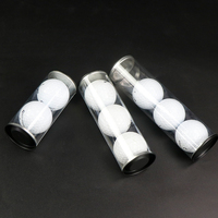 Tube en acétate transparent Tube de balle de tennis en plastique Tube en plastique transparent pour balle de tennis et balle de golf