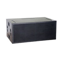 PAKLAM AUDIO double 18 pouces professionnel audio vidéo line array haut-parleur grand système pa haut-parleur subwoofer haut-parleur puissant