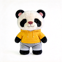 Peluche Panda à Capuche Tendance en Gros – Jouet Doux et Rembourré pour Cadeau, Taille Personnalisée