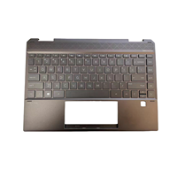 Pour HP Spectre x360 13-AP 13T-AP, repose-poignets avec clavier rétroéclairé US, 90% neuf, coque supérieure L37904-001 L37683-001