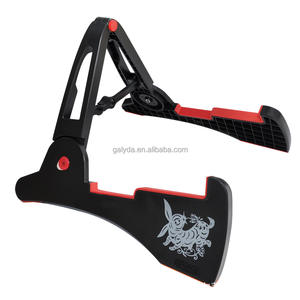 Soporte Plegable de Aluminio y Plástico Mate para Guitarra, OEM Personalizado, Duradero, Ligero, Venta al Por Mayor de Fábrica - Product Image 1