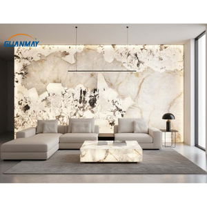 <span class=keywords><strong>Dalle</strong></span> de quartzite Patagonia Pandora translucide en pierre naturelle de luxe pour murs rétroéclairés, îlots de cuisine lumineux et bars - Product Image 6