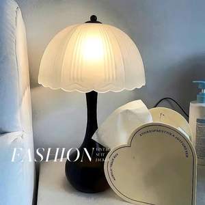 Nordic Retro Table Lamp Simple Girly Warm American Style Bedside Night Lamp Dimmable E12 <b>Bulb</b> Flexible Plug-In for Bedroom Home - Product Image 5