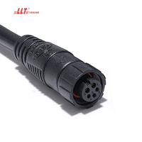 Llt M12 power plus signal 2 + 3pin ebike connecteur à vis de câble étanche