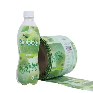 Tùy chỉnh nhãn in ấn không thấm nước dính bao bì nhãn cho uống nước trái cây nhựa chai với chất lượng tốt