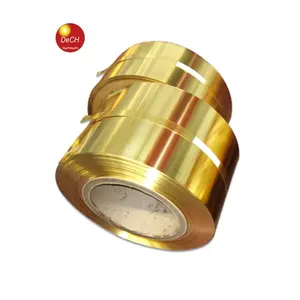 C2680 C2720 0.2mm Brass Metal Thin Foil Roll Alloy 65 / 35 and 70 / 30